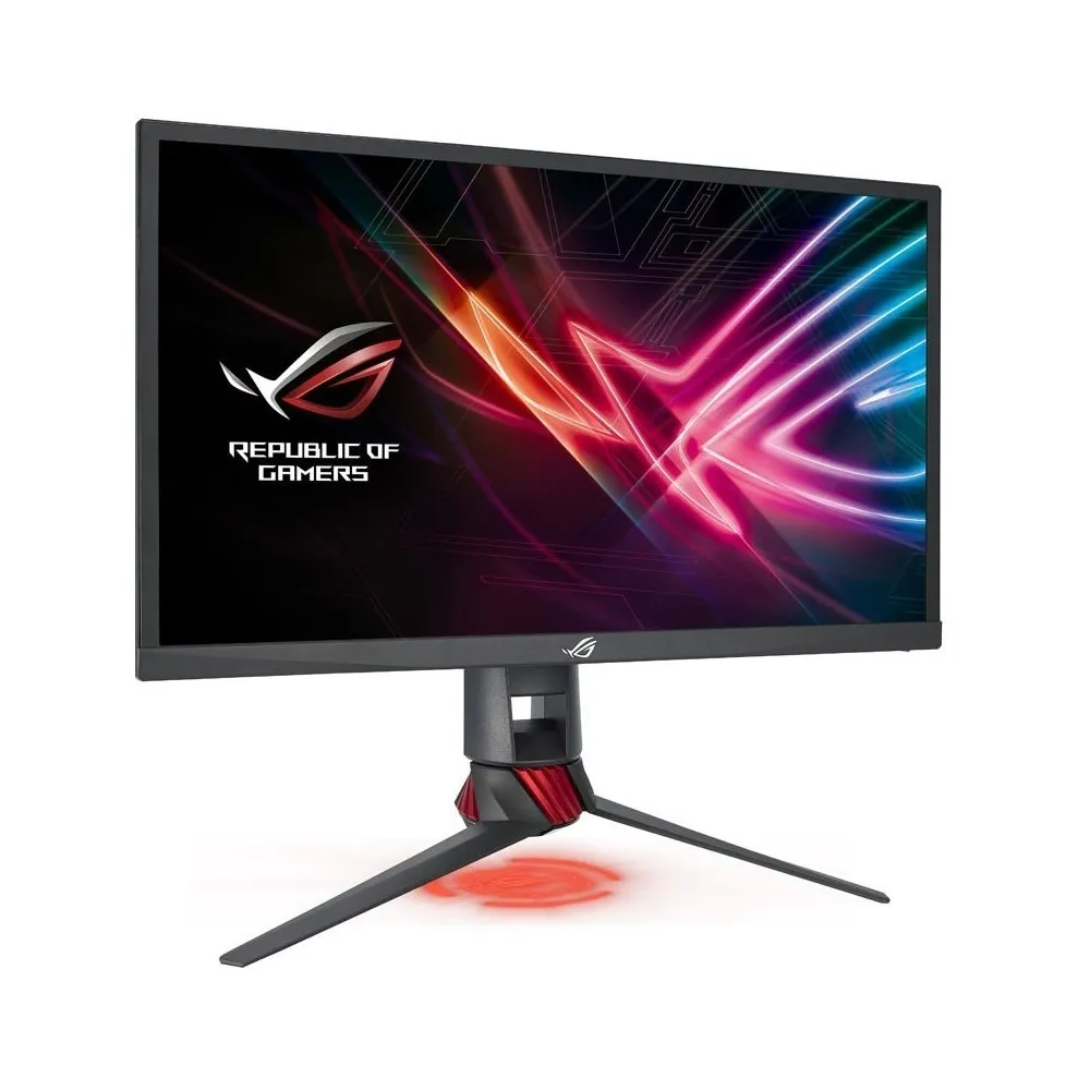 Monitor ASUS XG248Q 90LM03Z0-B01A70 - 23,8"/1920x1080 (Full HD)/240Hz/TN/G-Sync/1 ms/pivot/Czerwono-grafitowy - zdjęcie