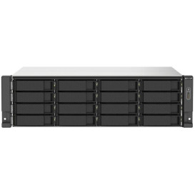 Serwer NAS QNAP Rack TS-1673AU-RP-QBFD - Rack (3U)/AMD Ryzen V1500B/32 GB RAM/224 TB/16 wnęk/hot-swap/3 lata Carry-in