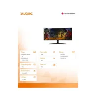 Monitor LG 34UC89G 34UC89G-B, 34", 2560x1080, 166Hz, 21:9, zakrzywiony, IPS, FreeSync, 5 ms, Czarno-czerwony | Sklep ITnes.pl, IT for BUSINESS