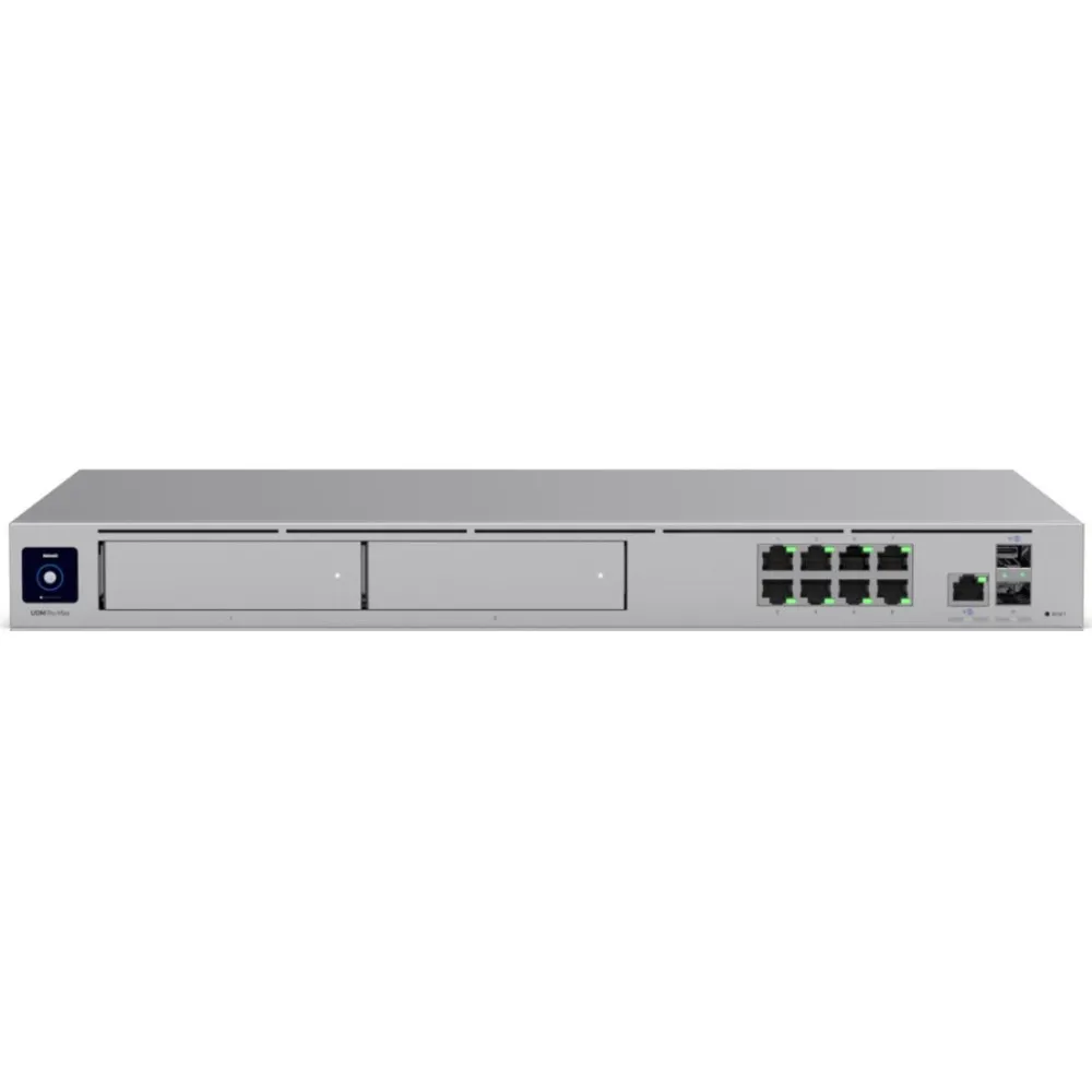 Router Ubiquiti Dream Machine UDM-PRO-MAX-EU, 8x 1GbE RJ45, 1x 2.5G GbE WAN, 2x SFP+(1x WAN, 1x LAN), routing 5 Gb|s z IDS|IPS |