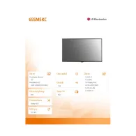 Monitor LG 65SM5KC, 65", 1920x1080 (FHD), IPS, 10 ms, pivot, Czarny | Sklep ITnes.pl, IT for BUSINESS