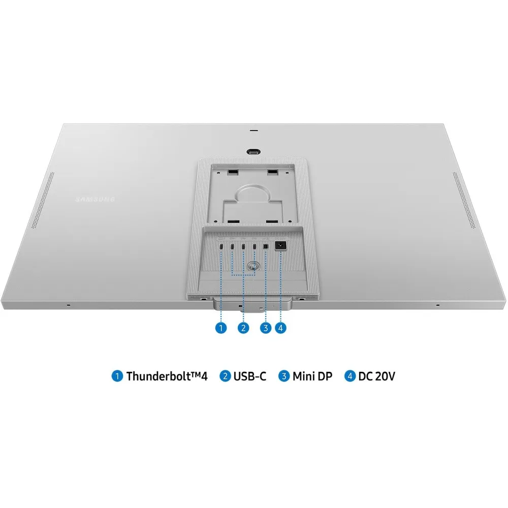 Monitor Samsung ViewFinity S9 S90PC LS27C902PAUXDU - 27"/5120x2880 (5K)/60Hz/IPS/HDR/5 ms/pivot/kamera/USB-C/Srebrny