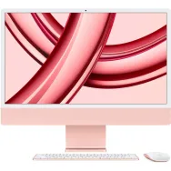 Komputer All-in-One Apple iMac 24 M3 2023 MQRD3ZE/A, Apple M3, 24" 4480x2520 Retina, 8GB, 256GB, Różowy, WiFi, macOS, 1CI | Skle