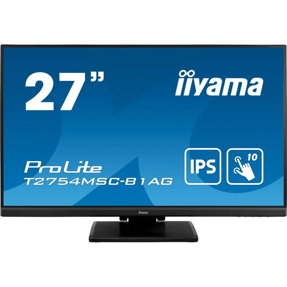 Monitor iiyama ProLite T2754MSC-B1AG, 27", 1920x1080 (FHD), 60Hz, IPS, 4 ms, MT, Czarny | Sklep ITnes.pl, IT for BUSINESS