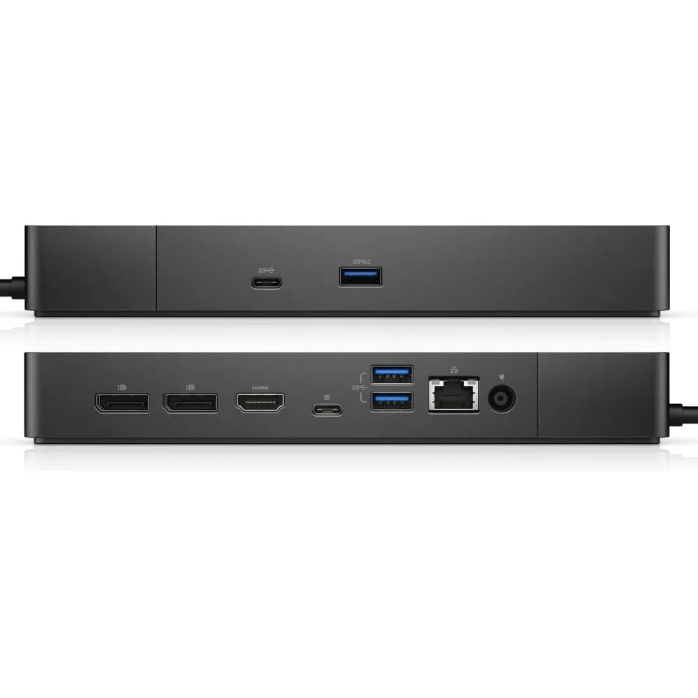 Stacja dokująca Dell Dock WD19S USB-C 210-AZBX, 130 W, 3 x USB 3.0, 2 x USB-C, 1 x HDMI, 2 x DP, 1 x Gigabit Ethernet, Czarna | 