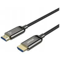Kabel optyczny Unitek Fiber Optic 8K HDMI 2.1 C11085GY03-3M, 3 m, Czarny | Sklep ITnes.pl, IT for BUSINESS