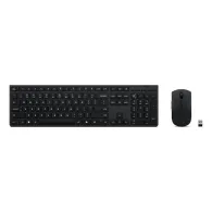 Zestaw bezprzewodowy klawiatury i myszy Lenovo Professional Wireless Rechargeable Combo 4X31R64351 - US, Czarny
