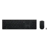 Zestaw bezprzewodowy klawiatury i myszy Lenovo Professional Wireless Rechargeable Combo 4X31R64351 - US, Czarny