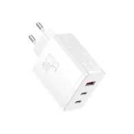 Ładowarka sieciowa Baseus GaN5 Cube Pro 65W P10152301213-00 - 1x USB-A, 2x USB-C, Biała