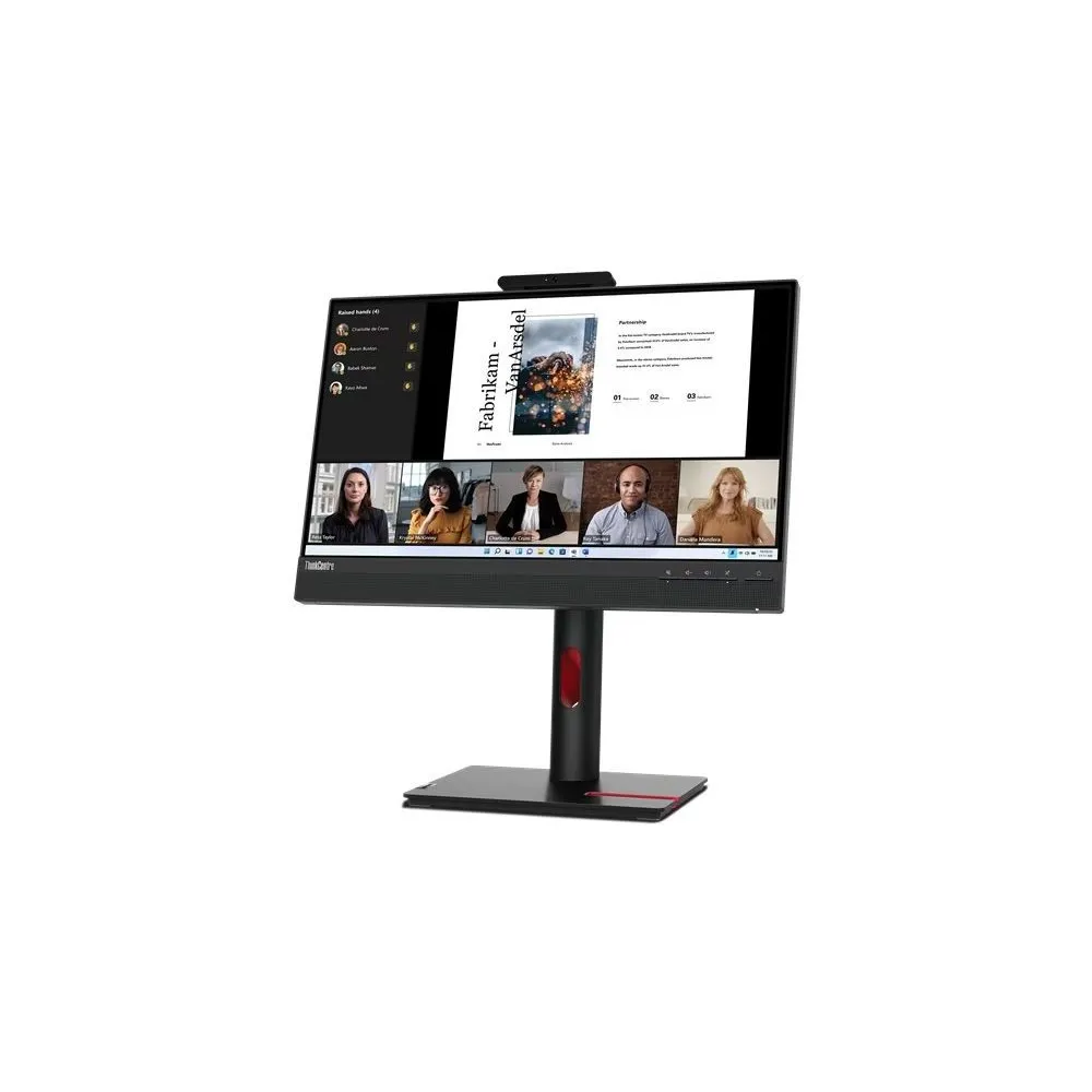 Monitor Lenovo ThinkCentre Tiny-In-One 22 Gen 5 12N8GAT1EU - 21,5"/1920x1080 (Full HD)/60Hz/IPS/6,000 ms/pivot/kamera/Czarny - zdjęcie