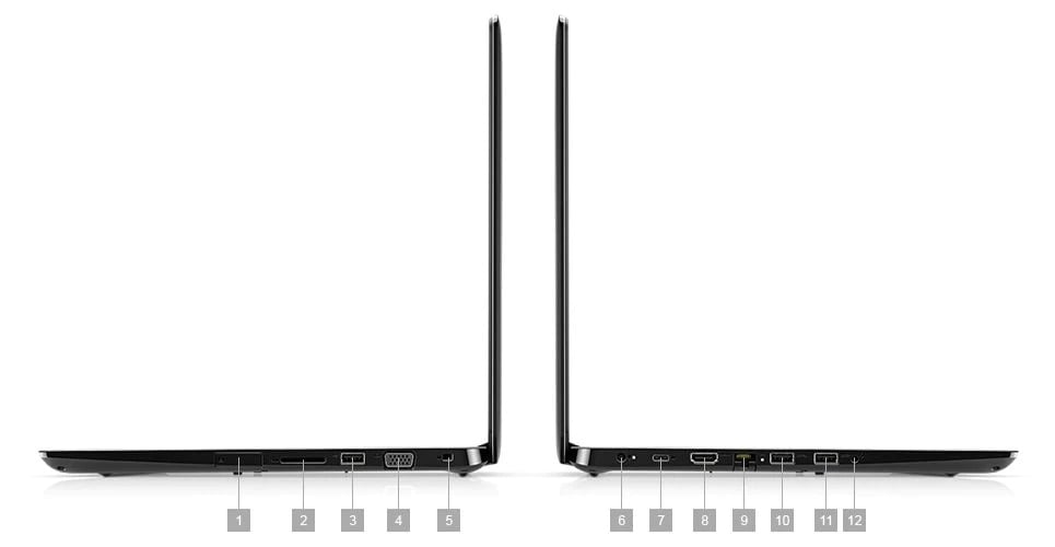 Porty i gniazda w laptopach Dell Latitude 3500