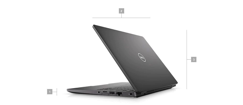 Wymiary i waga laptopów biznesowych Dell Latitude 5300