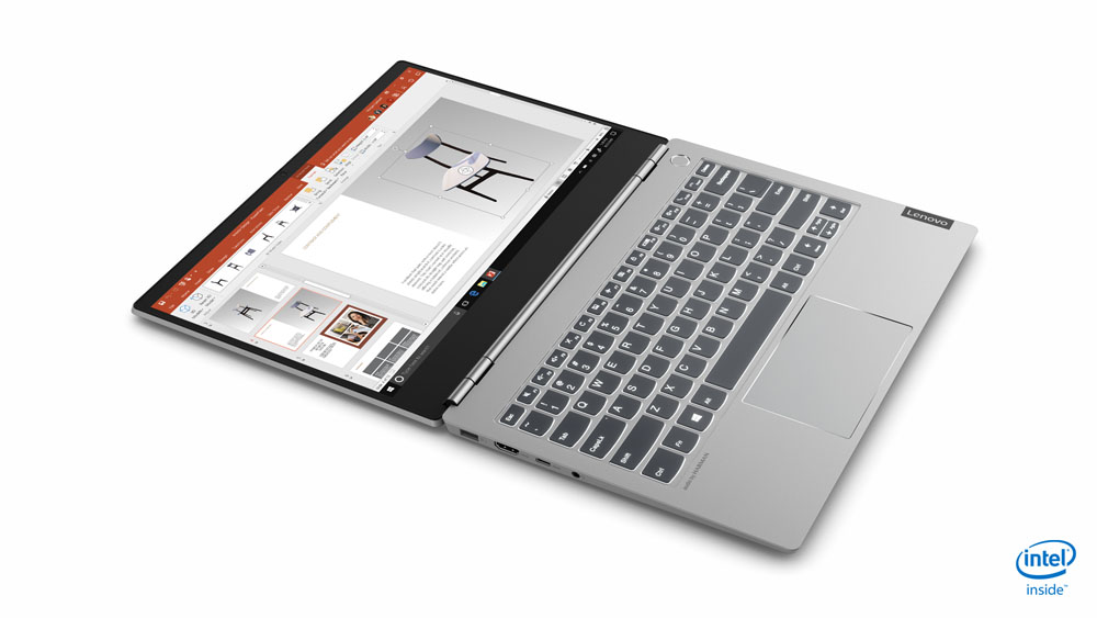 Lenovo ThinkBook 13s - rozłożonony na płasko