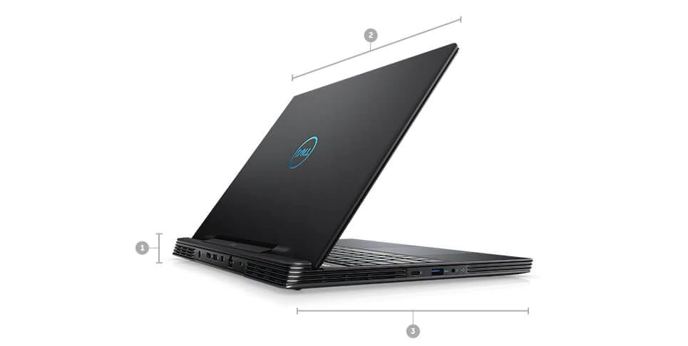 Wymiary i waga laptopów Dell Inspiron G5 5590
