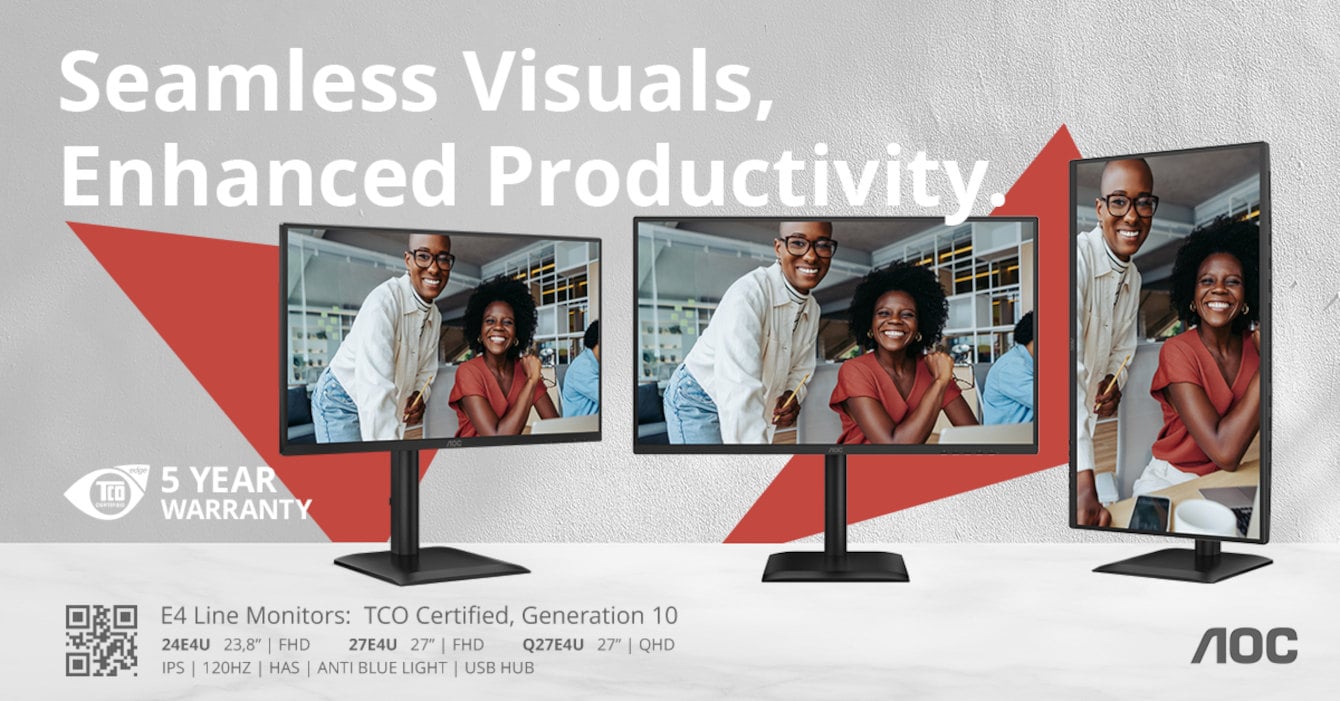 Monitory AOC serii E4