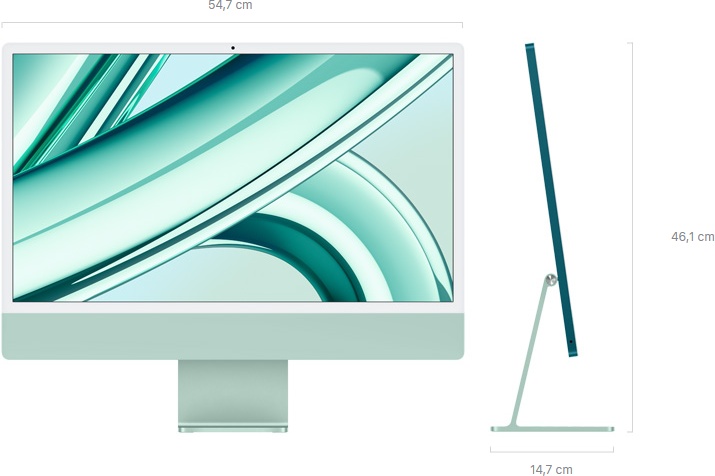 Apple iMac 24 M1 2021 wymiary