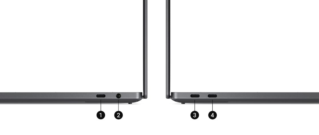 Dell XPS 14 DA14260 - porty