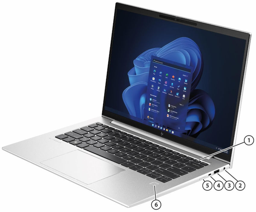 HP EliteBook 840 G10 porty 2