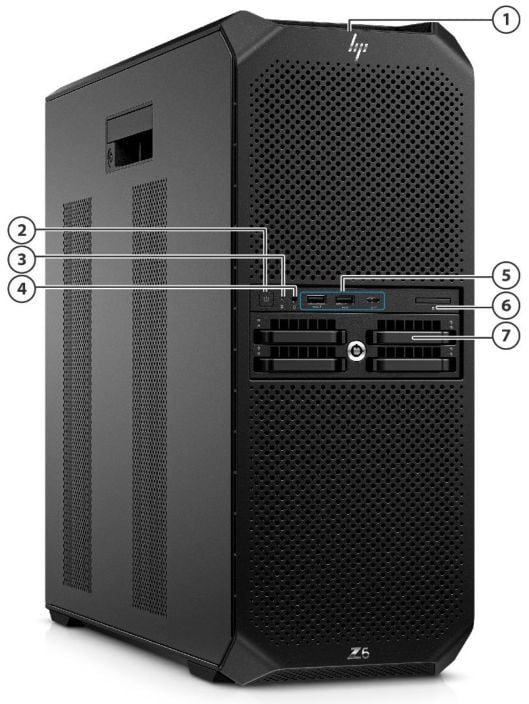 HP Z6 G5 A Workstation front