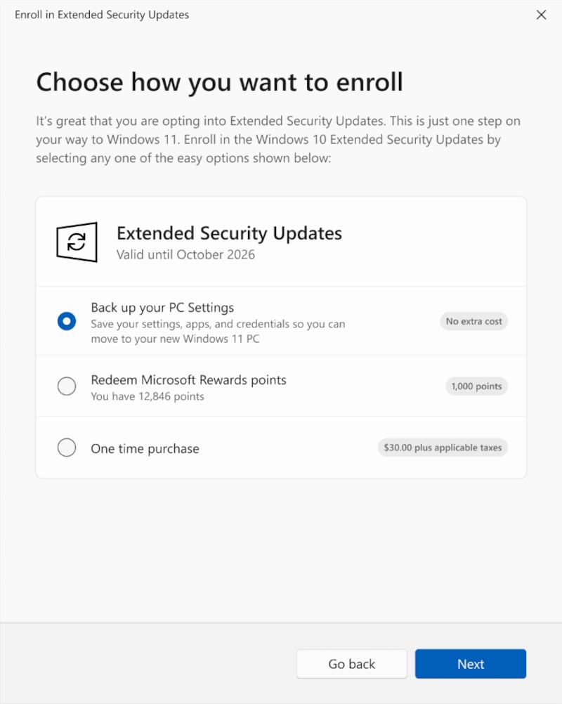 Microsoft ESU