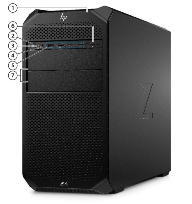 HP Z4 G5 Workstation front