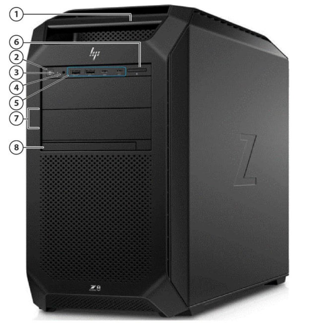 HP Z8 G5 Workstation front
