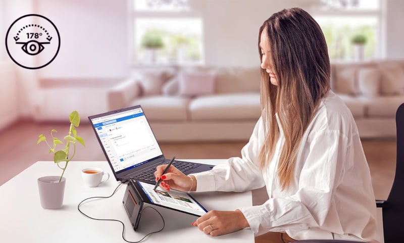 Monitor mobilny Lenovo ThinkVision M14t Gen 2