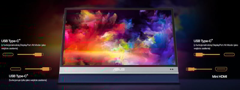 Monitor mobilny ASUS ZenScreen MQ13AH