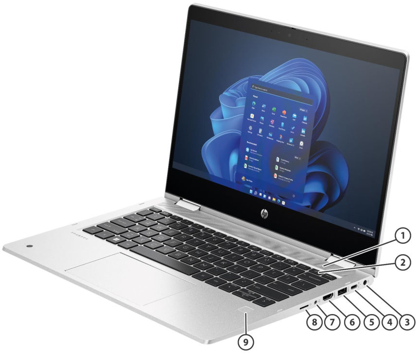 HP Pro x360 435 G10 porty 2