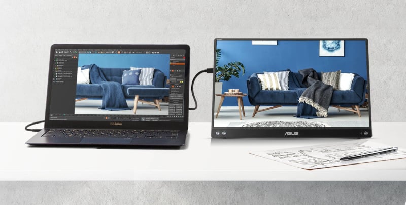 Monitor mobilny ASUS ZenScreen Portable MB16AHV