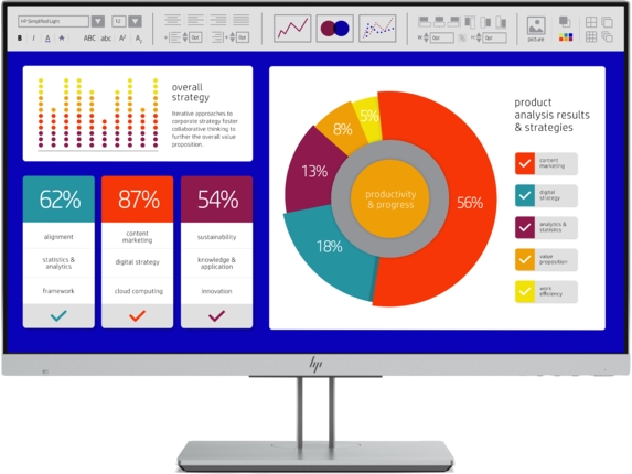 Monitor HP EliteDisplay E243p 5FT13AA - monitor z wbudowanym filtrem prywatyzacyjnym HP Sure View