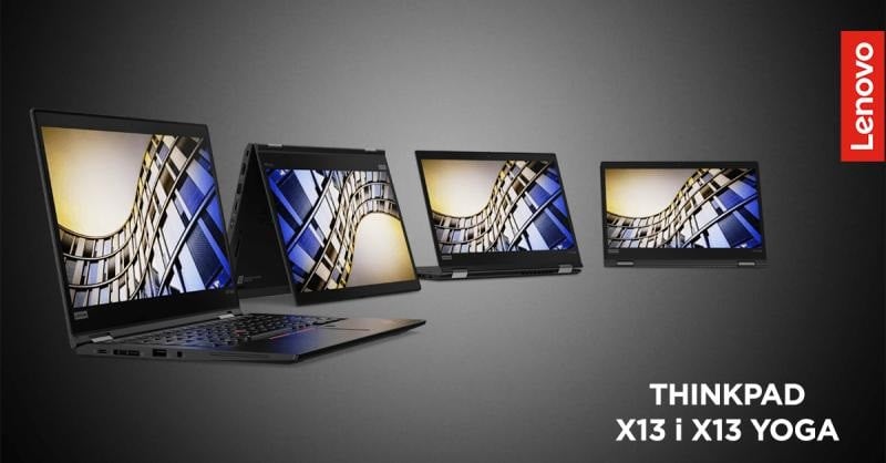 Lenovo ThinkPad X13 - biznesowa trzynastka z procesorami Intel Core 10. generacji
