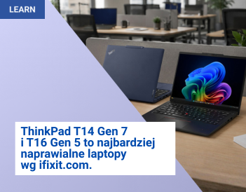 ThinkPad T14 Gen 7 i T16 Gen 5 to najbardziej naprawialne laptopy wg ifixit.com