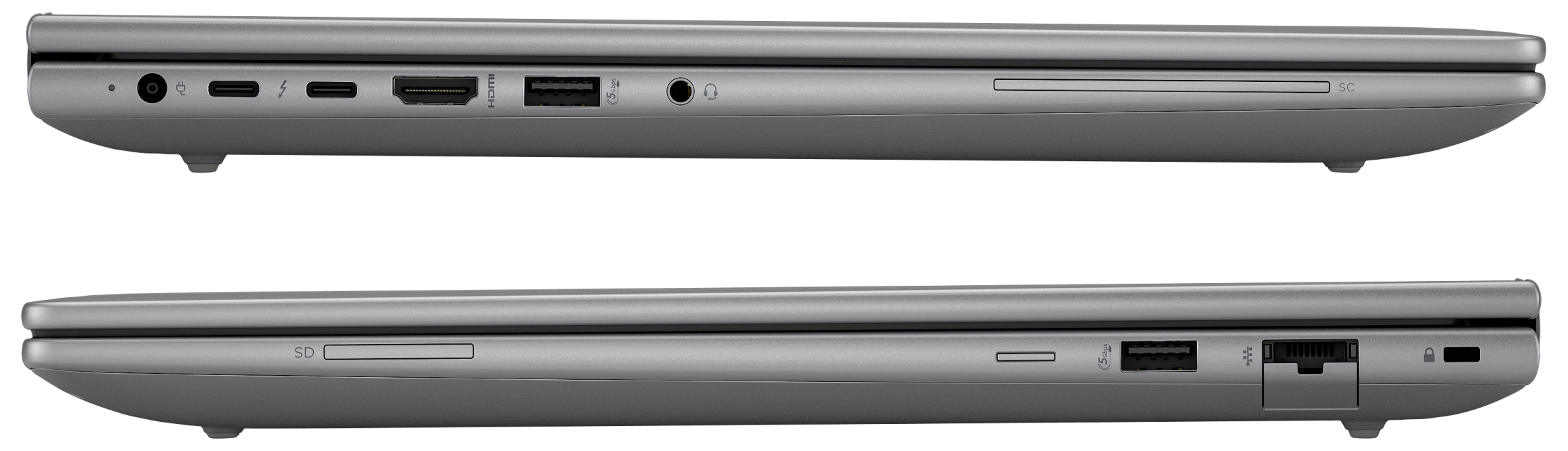 HP ZBook Power – porty z boku