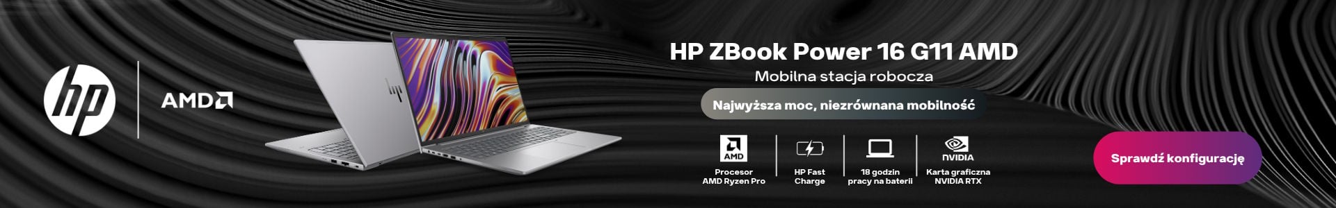 HP ZBook Power 16 G11 AMD – Mobilna stacja robocza o mocy, jakiej potrzebujesz